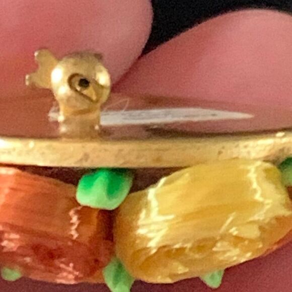 Vintage Signed West-Germany 50’s Floral Brooch Earrings Set - Picture 10 of 15